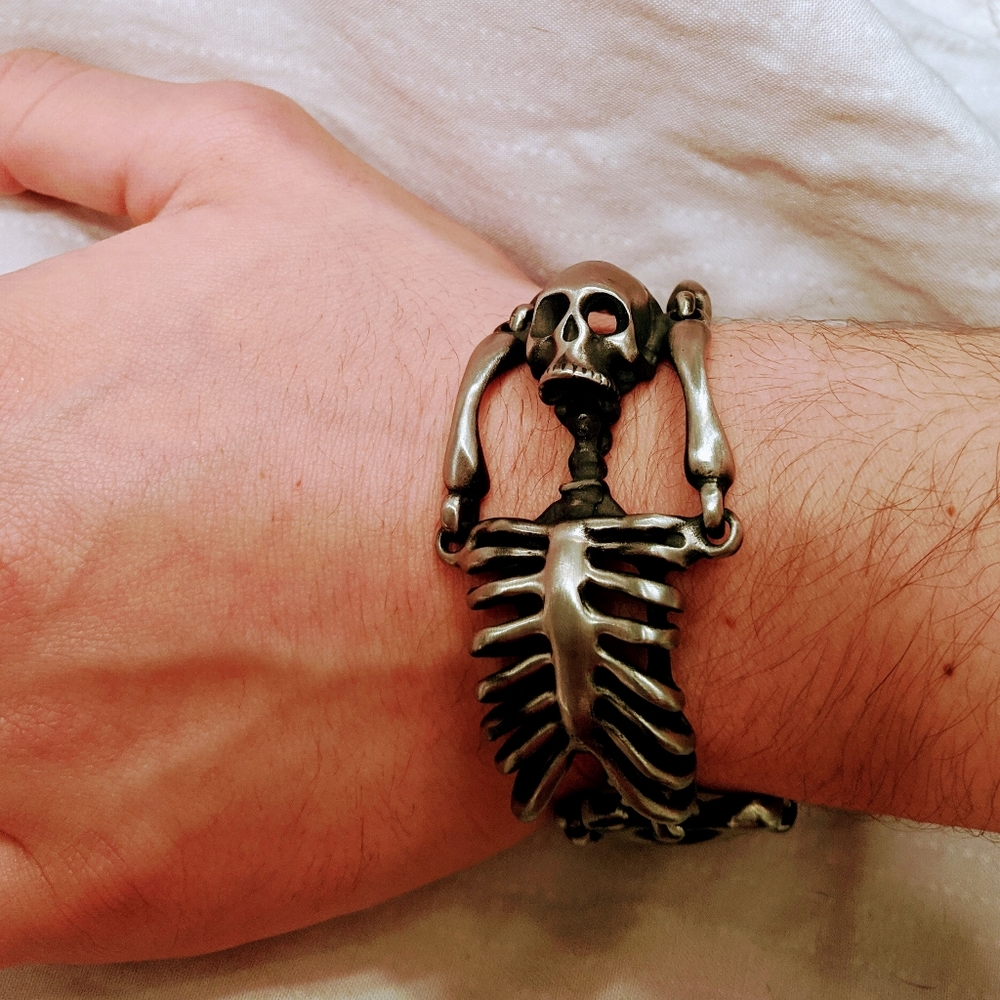 Skeleton unisex bracelet